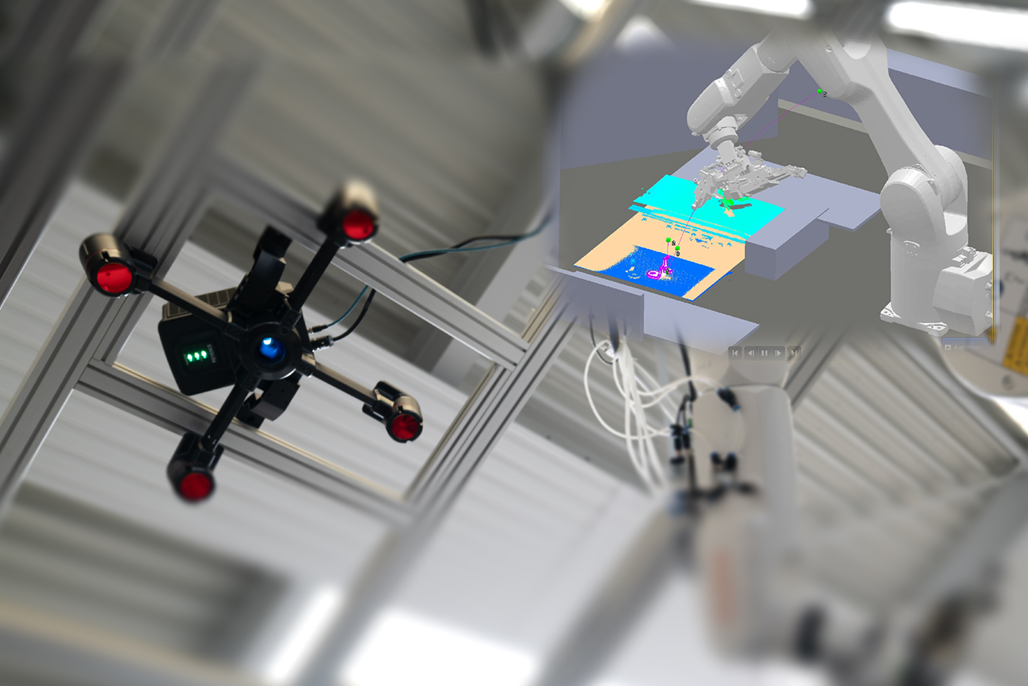Präzises Bauteil-Picking dank 3D-Kamerasystem