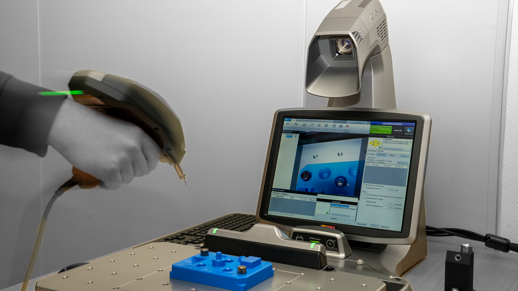 Digitaler Prüfplatz für einfache und genaue Messungen