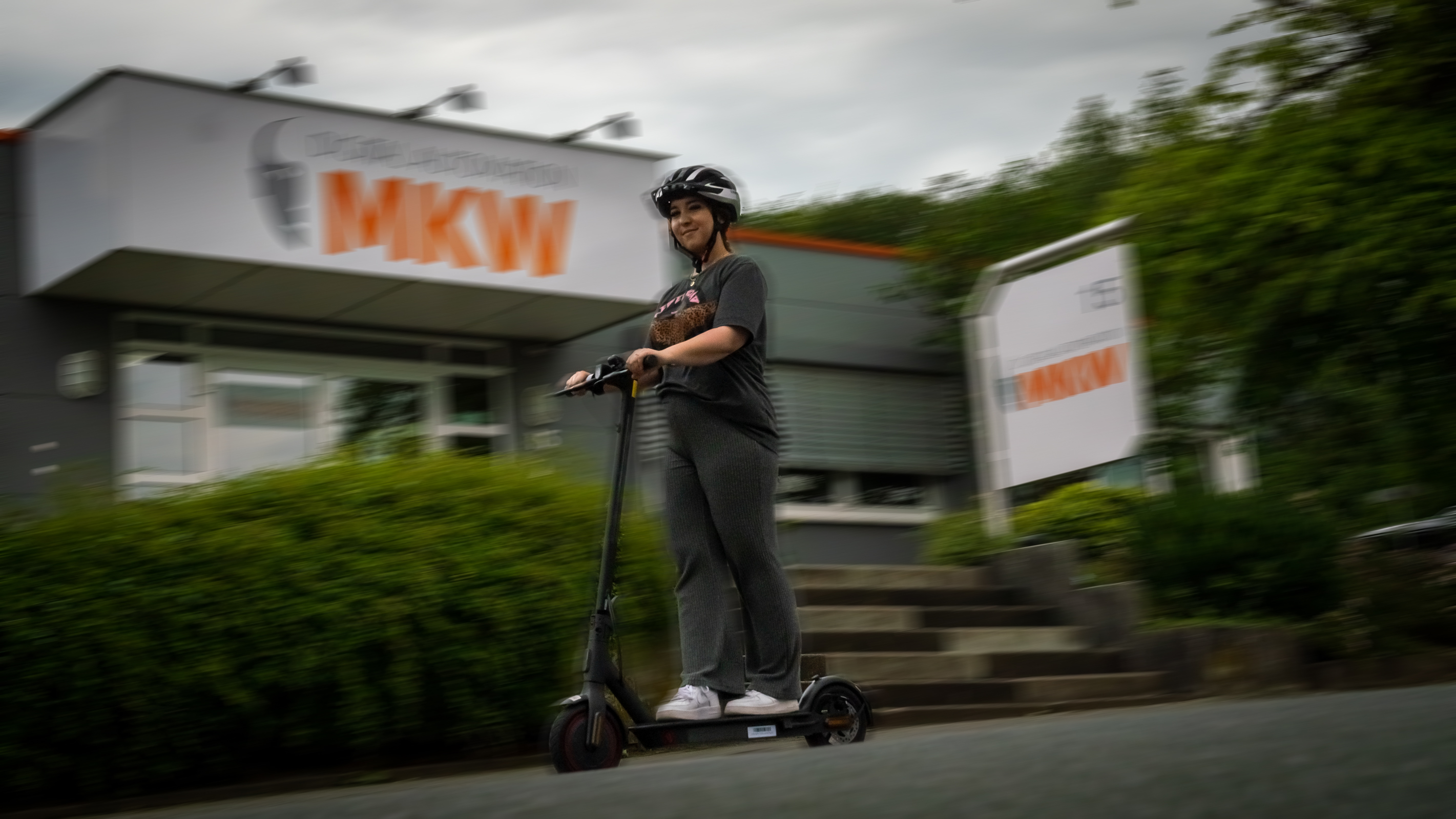 E-Scooter als internes Fortbewegungsmittel